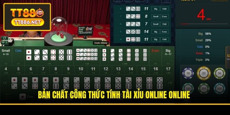 Bản chất công thức tính Tài Xỉu online online