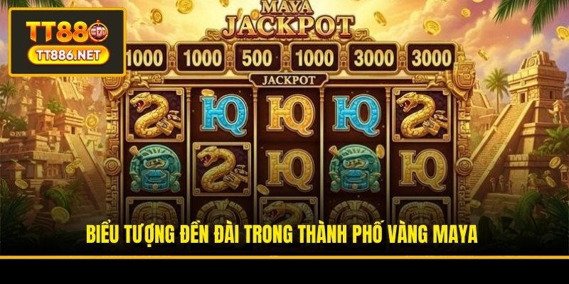 Biểu tượng đền đài trong Thành phố Vàng Maya